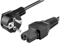 کابل برق 3 پین منبع تغذیه بافو مدل EU-C15 3Cx1.5MM طول 3 متر